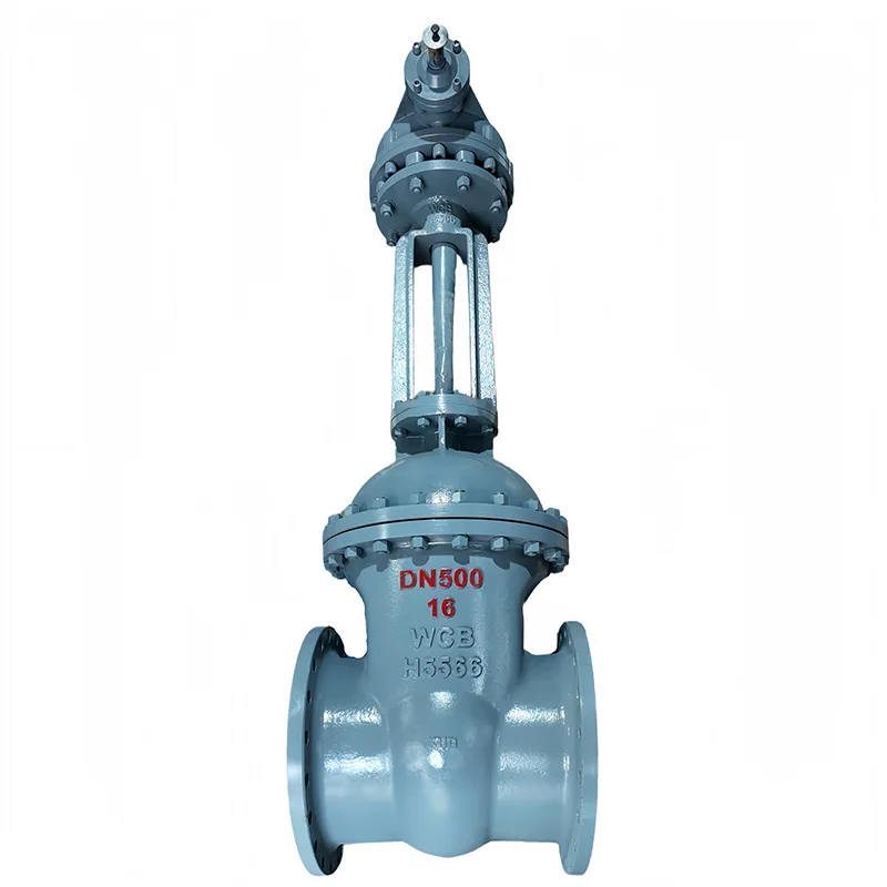 Valve à porte à bride standard nationale en acier au carbone