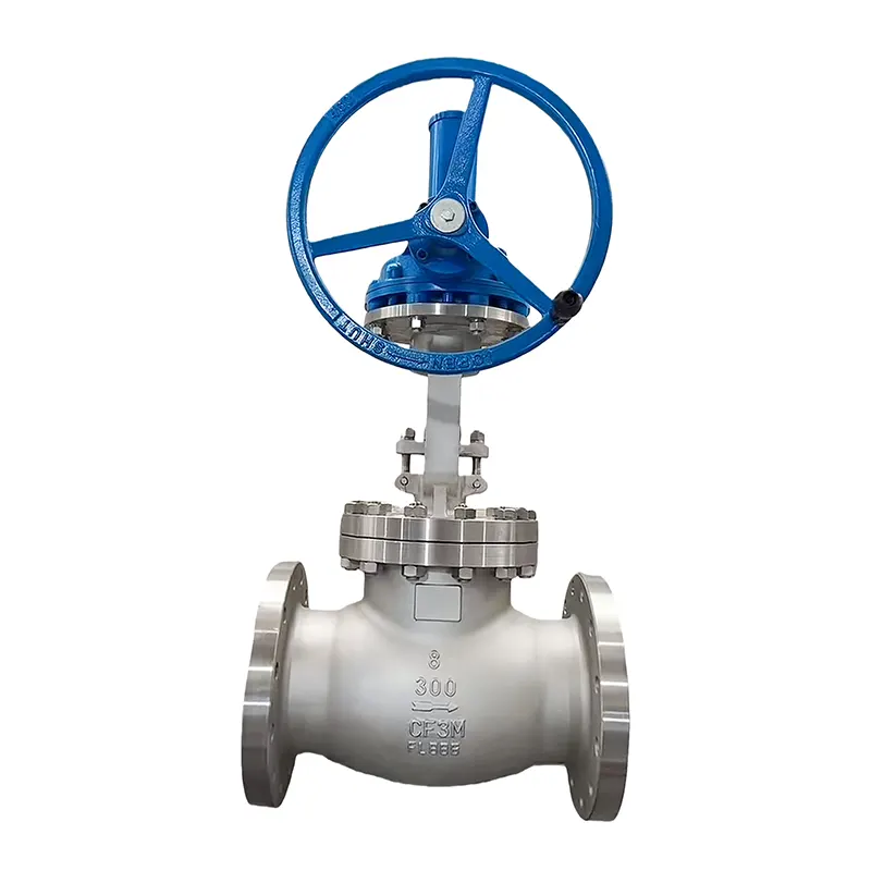 Valve à globe à bride en acier inoxydable 316