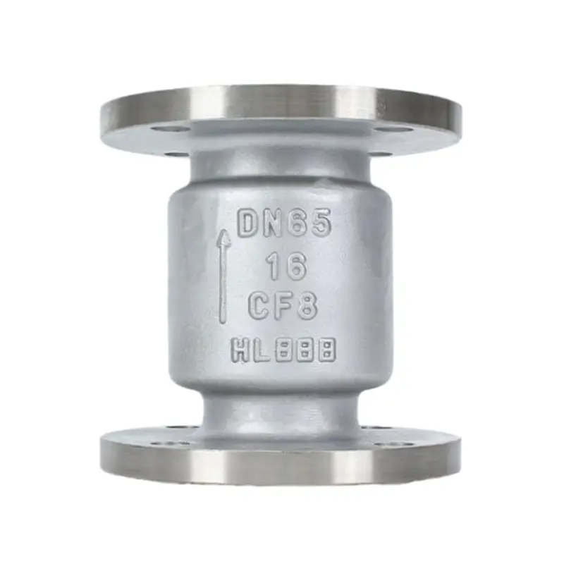 Valvole di ritegnu verticale in acciaio inox 316