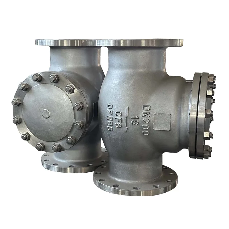 Valve anti-retour à bride en acier inoxydable